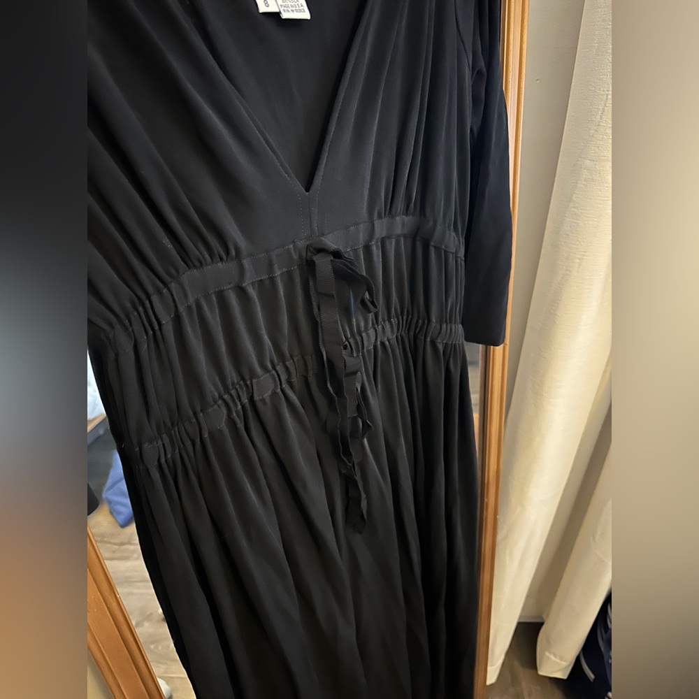 Vintage Tracy Reese Black Silk Dress - Picture 2 of 3